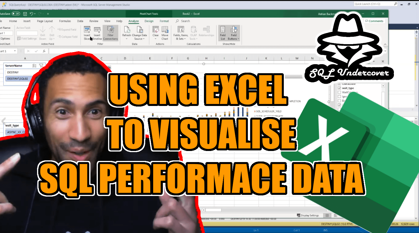 Using Excel to visualise SQL performance data