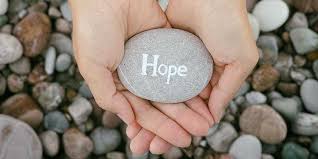 Hope written on Stone