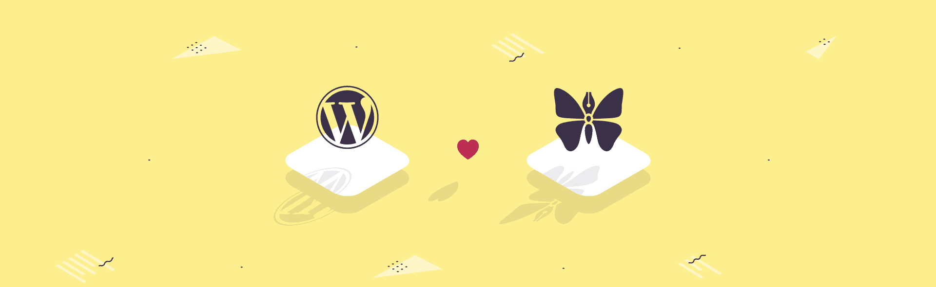 Wordpress and Butterfly logos