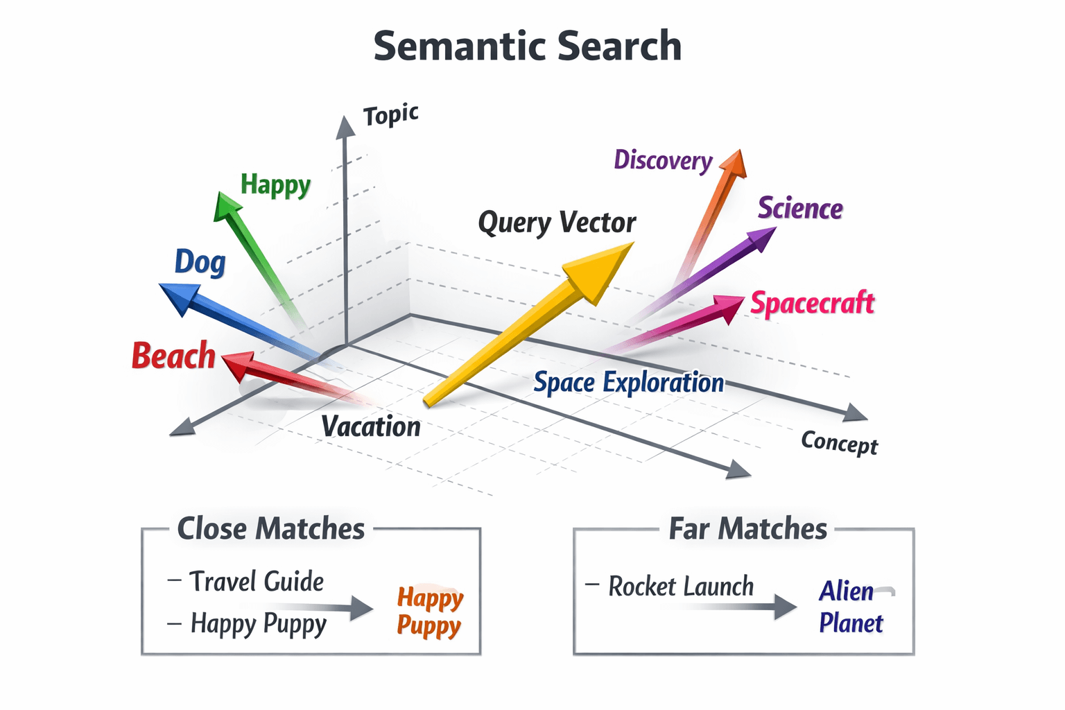 semantic search vector