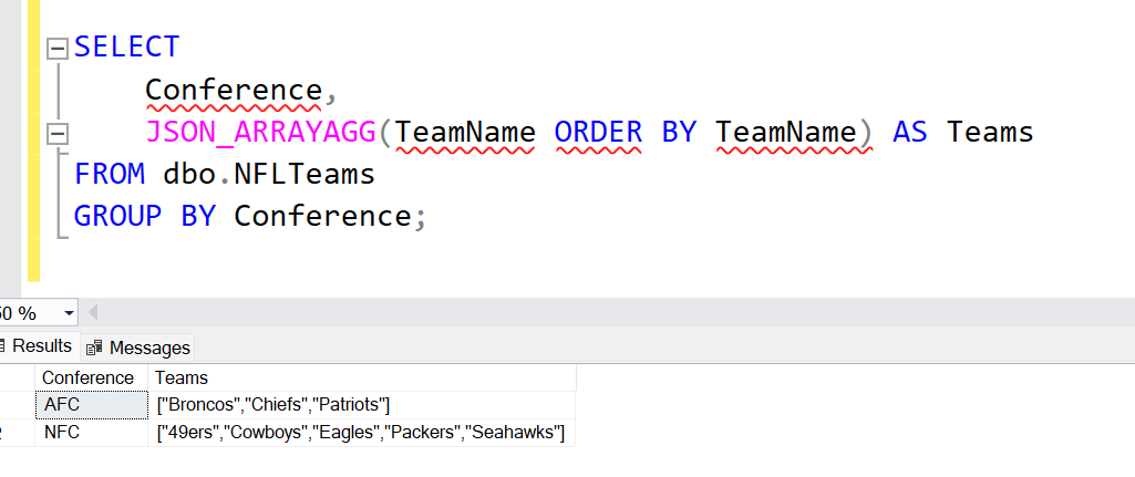 Two arrays, one for each key.