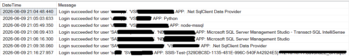 Query results