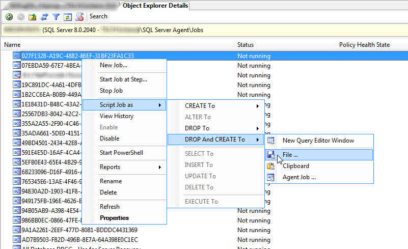 SSIS Package Script All SQL Server Jobs to Individual SQLServerCentral