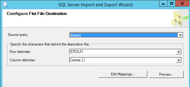 Экспортировать sql. Накопительный итог SQL. Config Flat.