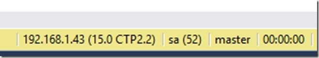 2019-01-16 18_32_59-SQLQuery3.sql - 192.168.1.43.master (sa (52)) - Microsoft SQL Server Management 
