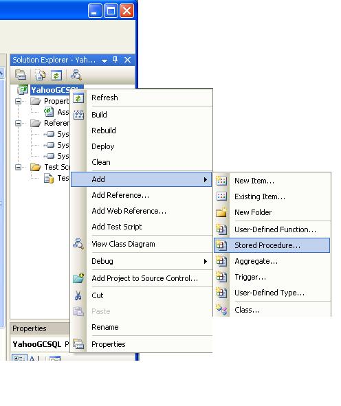 how to create procedure in sql server 2005