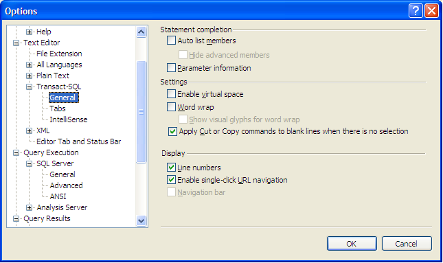 Insert Line Numbers - helps to find where errors where in script after reading a report.