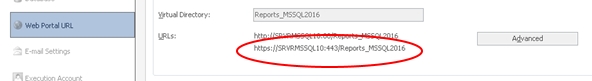 sql server reporting services https