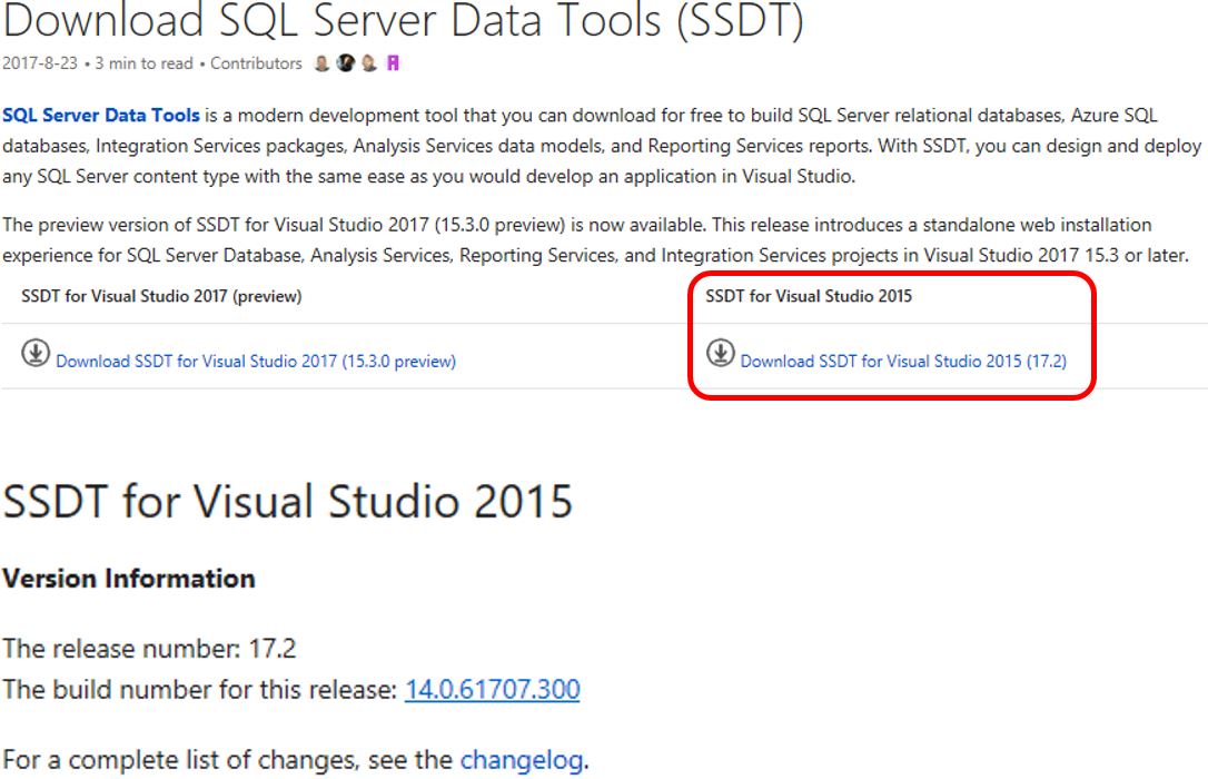 mastermind flugt pedal SQL Server 2016 SSIS Basics - Install SQL Server Data Tools –  SQLServerCentral