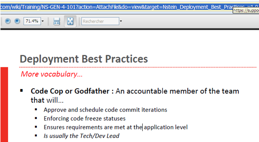 I was asked to be a code cop and maintain best practices at the Caisse de Depot in 2008, but a Judge finds this 'doubtful'!?