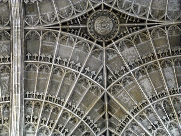 Some tasks can seem endless and require years to do, but they have to be done (or so they told themselves while working on this King's College Chapel Cieling).