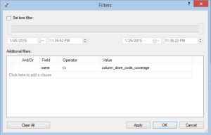 filter out column_store_code_coverage