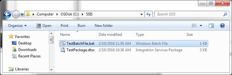 How to execute an SSIS package from the command line or a batch file –  SQLServerCentral