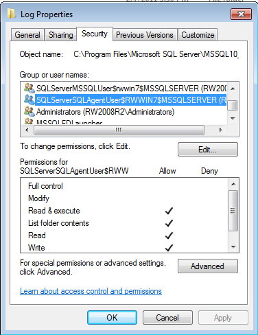 sql server agent